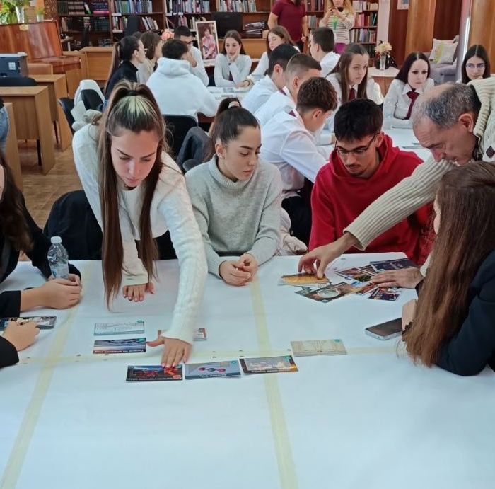 Климатична фреска - интерактивна образователна игра за промените в климата